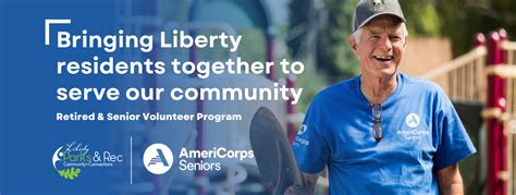 Americorps Seniors Rsvp Program The City Of Liberty Official Website