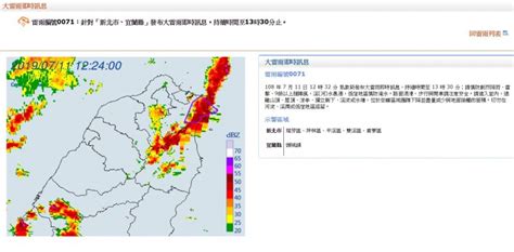 外出注意！9縣市豪大雨特報 新北、宜蘭大雷雨示警 生活 自由時報電子報