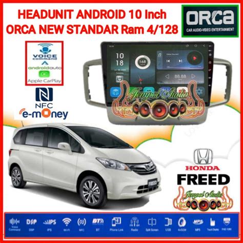 Jual Head Unit Android Orca Inch Oem Honda Freed Hazard Atas