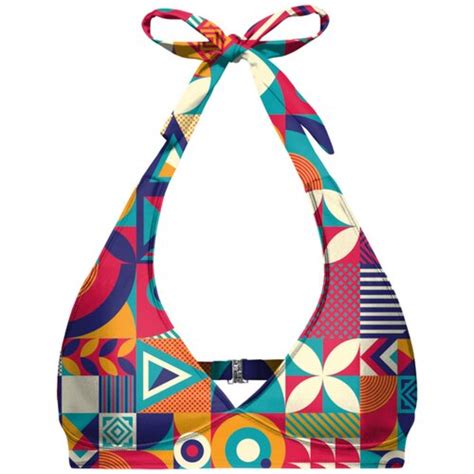 Aloha From Deer Woman S It S Complicated Halter Neck Bikini Top BTH