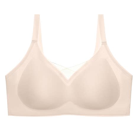 Sopiago Womens Lingerie Seamless Sexy Push Up Wireless Bra Hatmeo