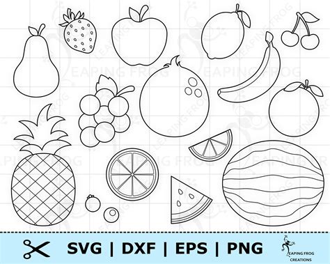 Svg Fruits Svg Bundle Fruits Vector Fruits Svg Fruits Files For Cricut