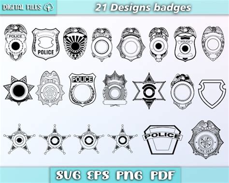 Generic Police Badge Vector