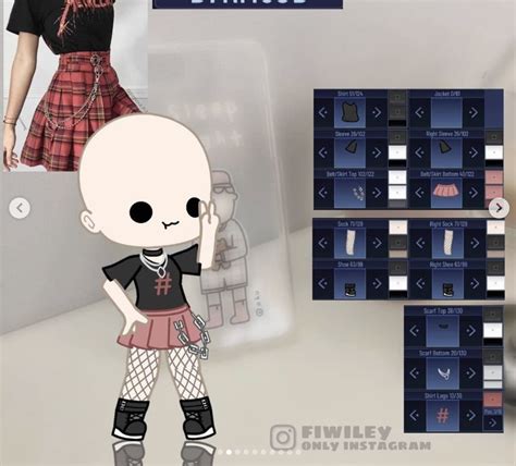 Club Outfit Ideas Gacha Character