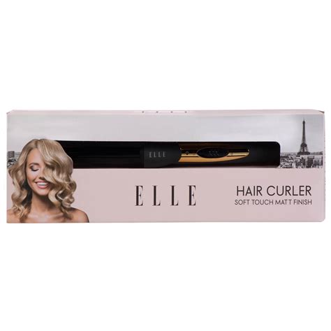 ELLE Hair Curler Black Beauty Electricals B M Stores