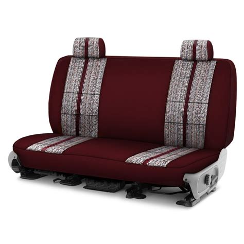 Coverking® Csc1d6md9707 Saddle Blanket 3rd Row Wine Custom Seat Covers