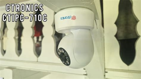 CTRONICS CTIPC 710C 4MP Test caméra de surveillance et son