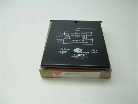 Fireye E1R1 Auto Check Infrared Amplifier : Amazon.ca: Electronics