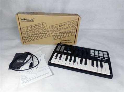 WORLDE PANDA MINI 2 MIDI CONTROLLER II CONTROLER MK2 MKII 25 KEYS On