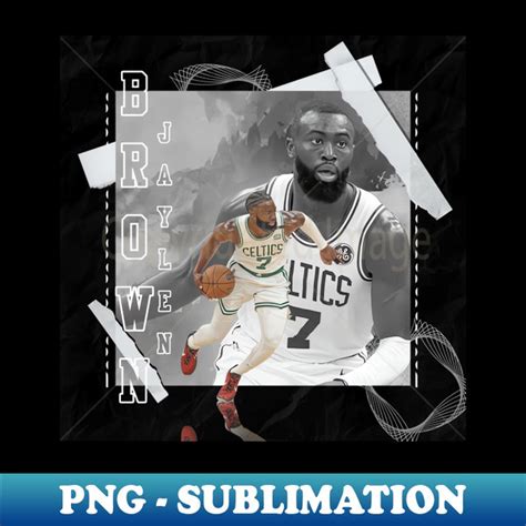 Jaylen Brown Football Paper Poster Celtics 3 Aesthetic Sub Inspire