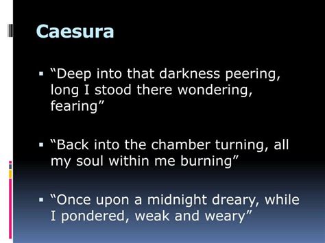 Caesura Poems