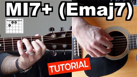 Accordo Di MI7 Emaj7 Tutorial Chitarra YouTube