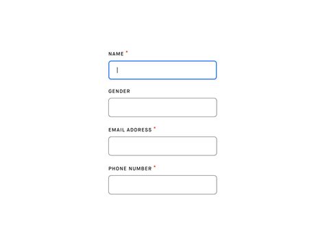 Dribbble Required And Optional Input Fields By Semih Y Lmaz By