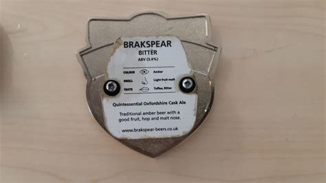 Brakspear Bitter Pump Badge Clip