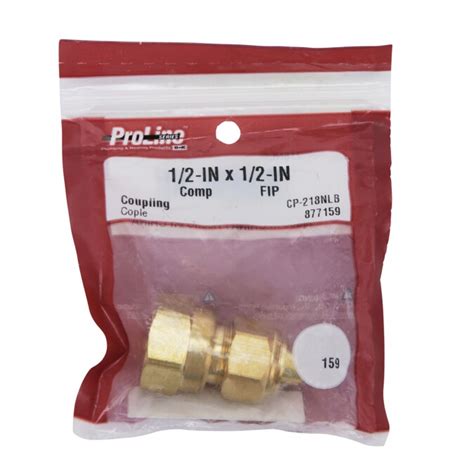 Bandk 12 In X 12 In Dia Compression Compression X Fip Adapter Coupling Fitting In The Brass