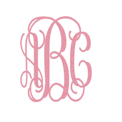 Printable Monogram Letters