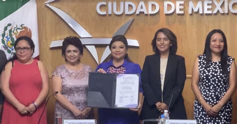 Clara Brugada Recibe Constancia De Mayoría Como Jefa De Gobierno De La