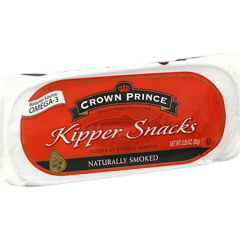 Crown Prince Kipper Snacks Naturally Smoked Canned Tuna And Seafood Reasor S