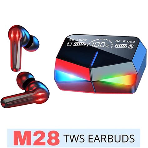 M Wireless Earbuds Tws Bluetooth Gaming Monster Earphones