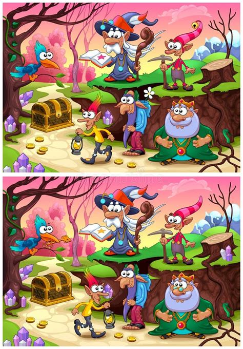 Spot Differences Stock Illustrations 4 249 Spot Differences Stock