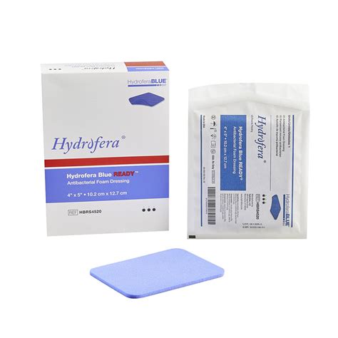 Hydrofera Blue Ready Foam Dressing 4x5 Inch Box Of 10 Adw Diabetes