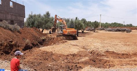 El Kelaâ des Sraghna Aménagement de l oued Tamlou pour la protection