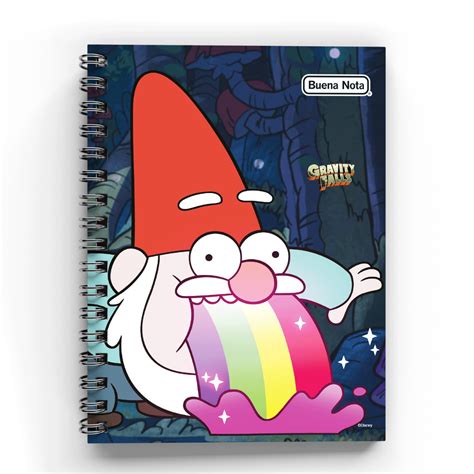 Cuaderno Universitario Buena Nota Cuadros Gravity Falls 100 Hojas