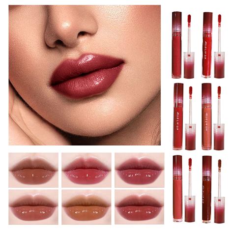 6colors Optional Velvet Soft Lip Glaze Moisturizing Easy To Color