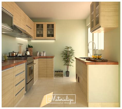 Ingenio Mueble Cocina En Melamina Carvalo