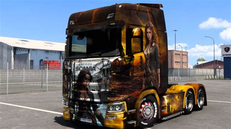 Scania Pirate Woman Skin V Ets Skins Euro Truck Simulator