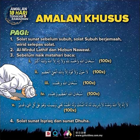 Cara Solat Lailatul Qadar Tepung Pelita