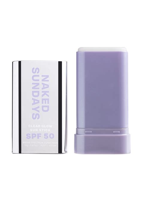 Naked Sundays SPF 50 Clear Glow Sun Stick In Clear REVOLVE