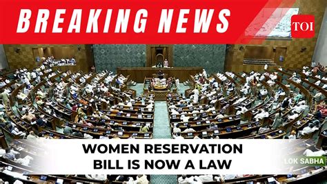 Womens Reservation Bill Signed Into Law By President Droupadi Murmu