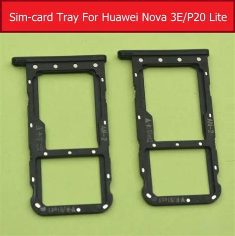 Memory And Sim Card Tray Holder For Huawei P20 Litenova 3e Ane Al00 L21 Tl00 Lx1 Lx2 Lx2j Lx3 Sim