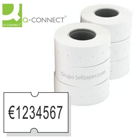 Rollo De Etiquetas Q Connect Precios 21x12 Mm Blanco