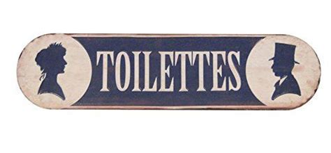 Antic Line Toilet Plate Vintage Metal Signs Car Part Furniture