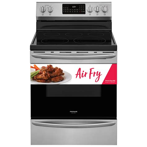 Frigidaire Gallery Gcre3060af 30 Freestanding Electric Range With Air