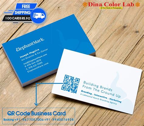 QR Codes Business Cards Qr Code Business Card Printing Business