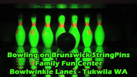 Bowling On Brunswick String Pins Bowlwinkle Lanes Tukwila Youtube