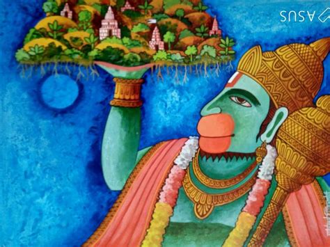 Lord Hanuman Lord Maruti Painting By Chandru S Hiremath Saatchi Art