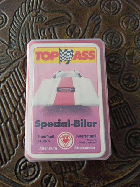 Kwartet Karty Kolekcjonerskie Z Samochodami TOP ASS Special Biler Szczecinek OLX Pl