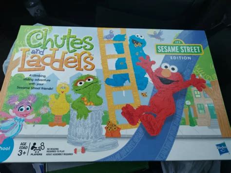 Chutes And Ladders Sesame Street Edition Elmo Cookie Monster Ernie