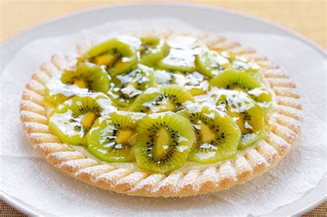 Kiwifruit And Custard Tart Recipe - Taste.com.au