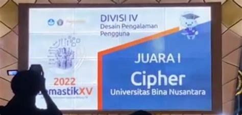 Tim Cipher Berhasil Menjuarai Lomba Gemastik Xv Dalam Divisi Iv