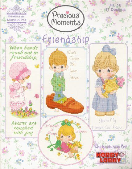 Precious Moments Friendship Cross Stitch Pattern Book By Gloria Pat