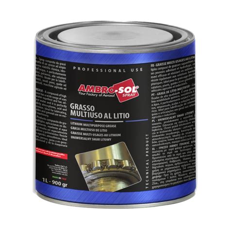 Γράσσο Λιθίου Γενικής Χρήσης 1L Ambrosol - Χρώματα, ηλεκτρικά εργαλεία ...