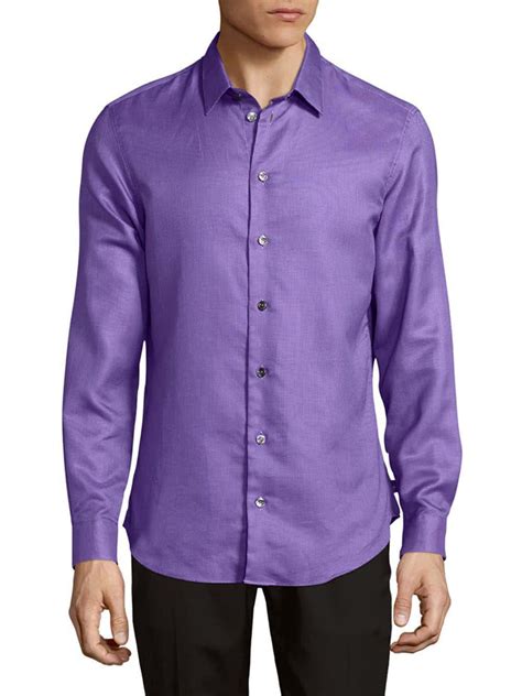 Download Simple And Stylish This Purple Shirt Brings A Refreshing Look