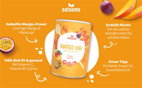 OATSOME Mango Mia Smoothie Bowl Mit Mango Maracuja 100