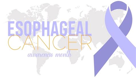 Premium Vector Esophageal Cancer Awareness Month Observed Every Year