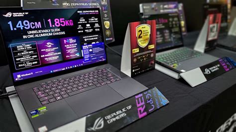 Asus Rog Gebrak Pasar Rilis Laptop Gaming Terbaru Layar Oled Super Tipis Dan Ringan Dibekali